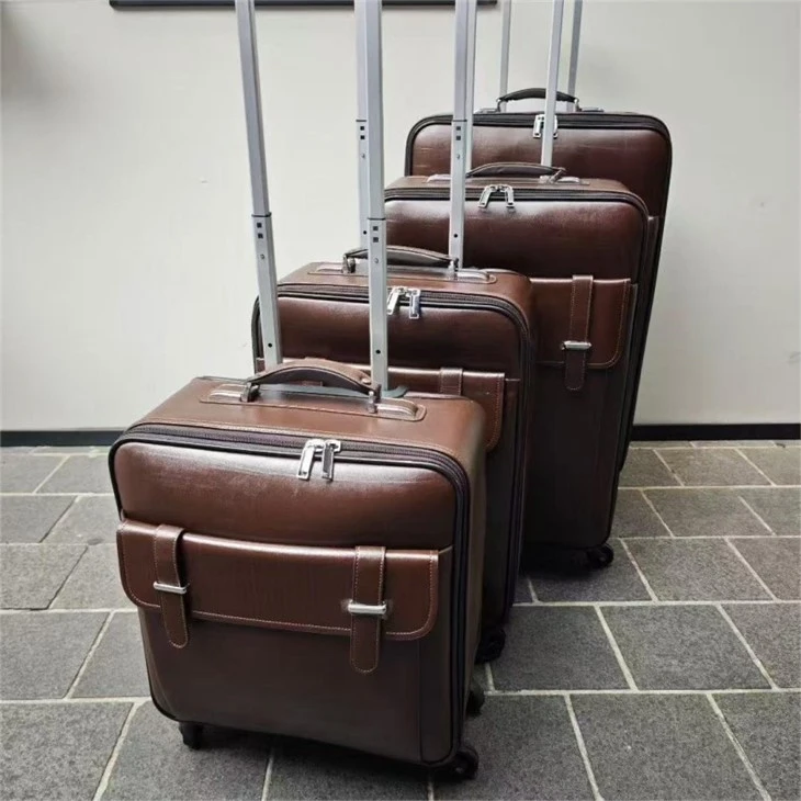 Luxury Leather Luggage Sets best